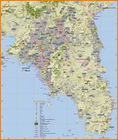 La région de l’Attique en Grèce. Carte touristique (auteur GTNO). Cliquer pour agrandir l'image.