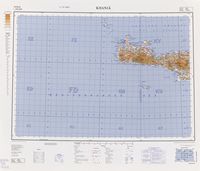 Géographie de l’île de Crète. Carte de la Crète occidentale (auteur US Army, 1958). Cliquer pour agrandir l'image.