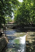 Géographie de l’île de Crète. La rivière Boutakas à Vryses. Cliquer pour agrandir l'image.