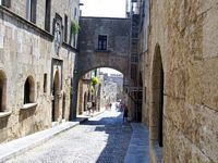 The Inn of the Spanish Language, Street of the Knights in Rhodes. Click to enlarge the image.
