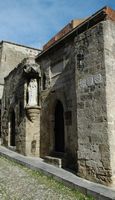 Chapel of the language of France, Street of the Knights in Rhodes. Click to enlarge the image.