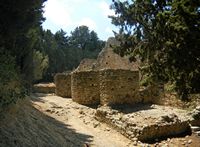 The ruins of the Roman baths Asclepieion Kos (author Elisa Triolo). Click to enlarge the image.
