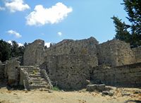 De ruïnes van Romeinse thermes van Asclépiéion van Kos (auteur Elisa Triolo). Klikken om het beeld te vergroten.