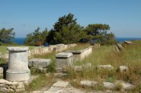 Agora of the site of Camiros Rhodes. Click to enlarge the image.
