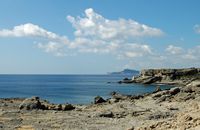 Coast near the Baths of Kalithea Rhodes. Click to enlarge the image.