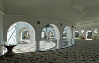Large rotunda baths of Kalithea Rhodes. Click to enlarge the image.