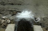 Spillway Tal der sieben Quellen Rhodos. Klicken, um das Bild zu vergrößern.