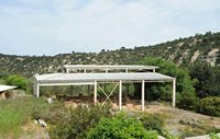 Le site archéologique d'Eleutherne en Crète. Les fouilles de la basilique Saint-Michel à Katsivelos. Cliquer pour agrandir l'image.