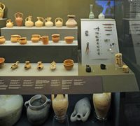 Le site archéologique d'Eleutherne en Crète. Artefacts d'époque byzantine. Cliquer pour agrandir l'image.