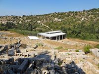 Le site archéologique d'Eleutherne en Crète. Le quartier de Katsivelos (auteur Olaf Tausch). Cliquer pour agrandir l'image.