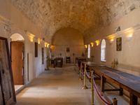 Le village d'Adele en Crète. Le réfectoire du monastère d'Arkadi (auteur C. Messier). Cliquer pour agrandir l'image.