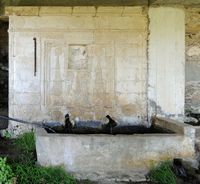 Le village d’Agia Galini en Crète. La vieille fontaine de Kissos. Cliquer pour agrandir l'image.
