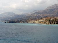 Le village d’Agios Pavlos en Crète. La plage de Mikri Triopetra (auteur Olaf Tausch). Cliquer pour agrandir l'image.