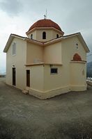 Le village d’Agios Pavlos en Crète. L'église Saint-Cyrille de Saktouria. Cliquer pour agrandir l'image.