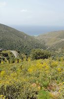 Le village d’Agios Pavlos en Crète. La vallée des Hirondelles à Drimiskos. Cliquer pour agrandir l'image.
