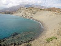 Le village d’Agios Pavlos en Crète. Les dunes de sable d'Agios Pavlos (auteur Olaf Tausch). Cliquer pour agrandir l'image.