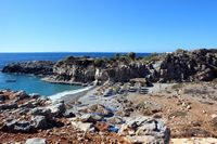 Le village d’Anopoli en Crète. La plage de Marmara (auteur Maesi64). Cliquer pour agrandir l'image.