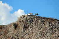 Le village d’Anopoli en Crète. L'église Sainte-Catherine à Anopoli (auteur Maesi64). Cliquer pour agrandir l'image.
