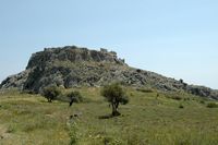 Feraklos Burg in Rhodos. Klicken, um das Bild zu vergrößern.
