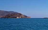L’île de Spinalonga en Crète. L'île de Spinalonga. Cliquer pour agrandir l'image.