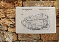 L’île de Spinalonga en Crète. Plan de la forteresse de Spinalonga. Cliquer pour agrandir l'image.