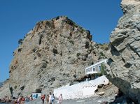 La taverne Therma de la source thermale d'Empros à Kos (auteur Karelj). Cliquer pour agrandir l'image.