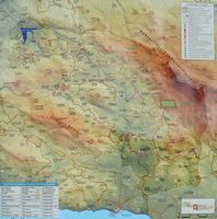 Le village de Fourfouras en Crète. Carte de la vallée d'Amari. Cliquer pour agrandir l'image.