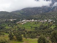 Le village de Fourfouras en Crète. Le village de Kouroutes (auteur C. Messier). Cliquer pour agrandir l'image.