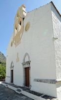La ville de Vryssès en Crète. L'église Sainte-Croix à Asi Gonia. Cliquer pour agrandir l'image.