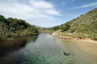 Le village de Georgioupoli en Crète. La rivière Kalyvaki. Cliquer pour agrandir l'image.
