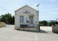 Le village de Gonia en Crète. L'ancienne école primaire de Kalonyktis. Cliquer pour agrandir l'image.