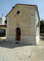 Le village de Gonia en Crète. L'église de la Nativité de la Vierge. Cliquer pour agrandir l'image.