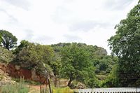 Le village de Gonia en Crète. L'accès au castel Bonriparo près de Monopari. Cliquer pour agrandir l'image.
