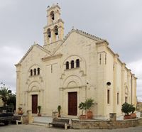 Le village de Gouvès en Crète. L'église Saint-Minas d'Episkopi (auteur C. Messier). Cliquer pour agrandir l'image.