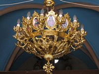 Interior de la iglesia de Kalopétra en Rodas. Haga clic para ampliar la imagen.