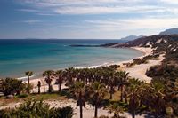La playa de Paradise Beach sobre el golfo de Kéfalos sobre la isla de Kos (autor Michal Osmenda). Haga clic para ampliar la imagen.
