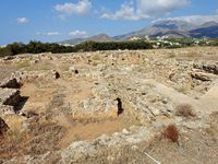Le village de Koutsouras en Crète. La villa romaine de Makry Gialos (auteur Olaf Tausch). Cliquer pour agrandir l'image.