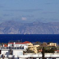 Blick auf die türkische Küste von Kremasti Rhodos. Klicken, um das Bild zu vergrößern.