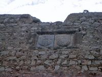 Kasteel van Kastelos in Rhodos, blazoenen. Klikken om het beeld te vergroten.