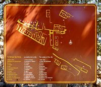 Le village de Kritsa en Crète. Plan des ruines de Lato (auteur Olaf Tausch). Cliquer pour agrandir l'image.