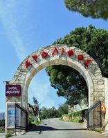 Le village de Marathos en Crète. Le village-musée d'Arolithos (auteur arolithos.com). Cliquer pour agrandir l'image.