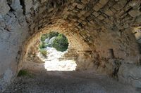 Vesting van Monolithos in Rhodos. Klikken om het beeld te vergroten.