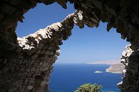 Schloss Monolithos in Rhodos. Klicken, um das Bild zu vergrößern.