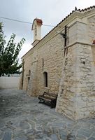 Le village de Myrtia en Crète. L'église de la Transfiguration du Sauveur. Cliquer pour agrandir l'image.