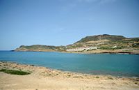 Le village de Palékastro en Crète. Le village de vacances Dionysos. Cliquer pour agrandir l'image.
