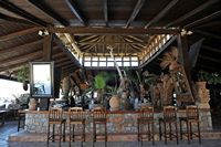 Le village de Patsianos en Crète. La taverne Drosoulites. Cliquer pour agrandir l'image.