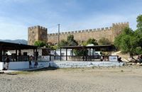 Le village de Patsianos en Crète. La taverne Fata Morgana. Cliquer pour agrandir l'image.