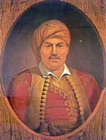 Le village de Patsianos en Crète. Portrait de Chatzimichalis Dalianis. Cliquer pour agrandir l'image.