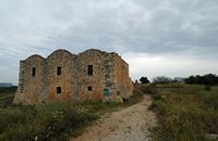 La cité antique d'Aptera en Crète. Le monastère Saint-Jean le Théologien d'Aptéra. Cliquer pour agrandir l'image.
