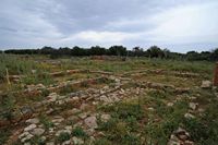 La cité antique d'Aptera en Crète. La maison romaine à péristyle. Cliquer pour agrandir l'image.